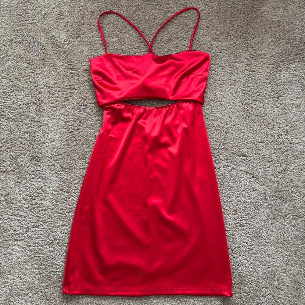 Windsor Red Backless Dress